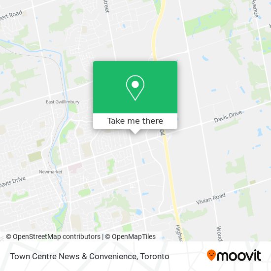 Town Centre News & Convenience map