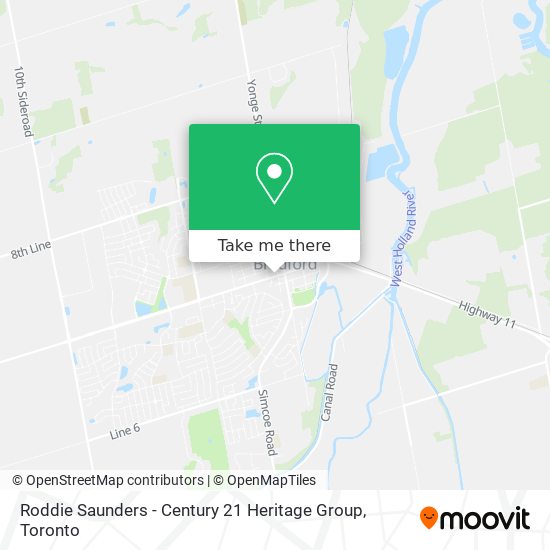 Roddie Saunders - Century 21 Heritage Group map