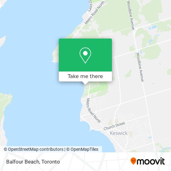 Balfour Beach map