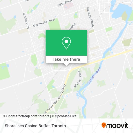 Shorelines Casino Buffet map