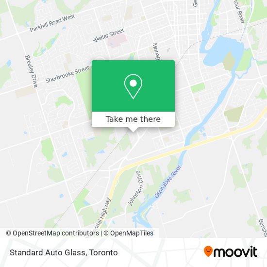 Standard Auto Glass map