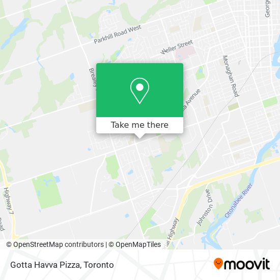 Gotta Havva Pizza map
