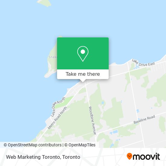 Web Marketing Toronto map