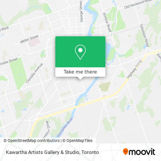 Kawartha Artists Gallery & Studio map