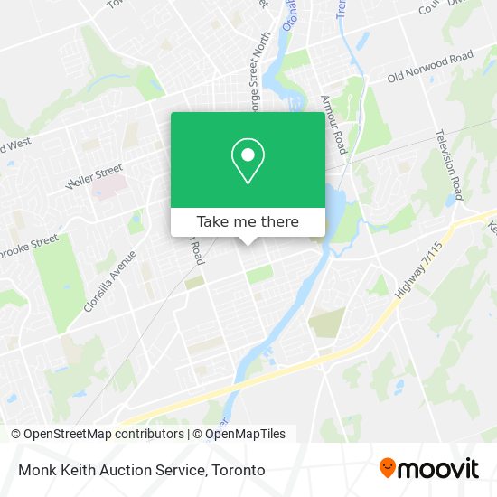 Monk Keith Auction Service map