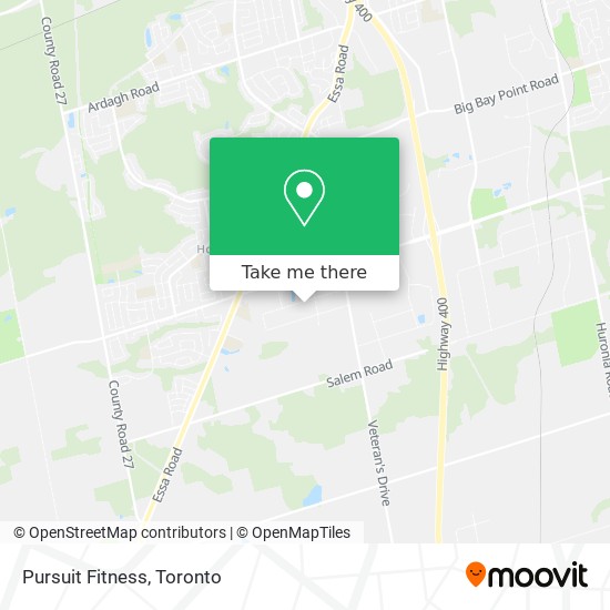 Pursuit Fitness map