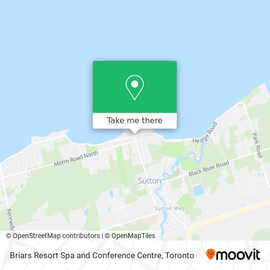 Briars Resort Spa and Conference Centre map