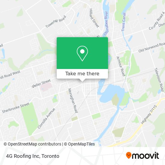 4G Roofing Inc map