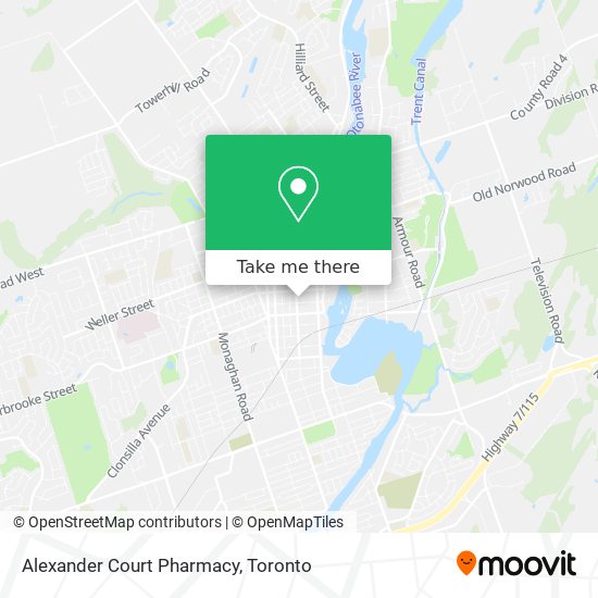 Alexander Court Pharmacy map