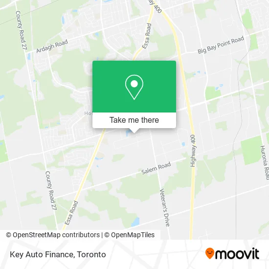 Key Auto Finance map