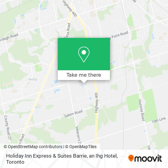 Holiday Inn Express & Suites Barrie, an Ihg Hotel map