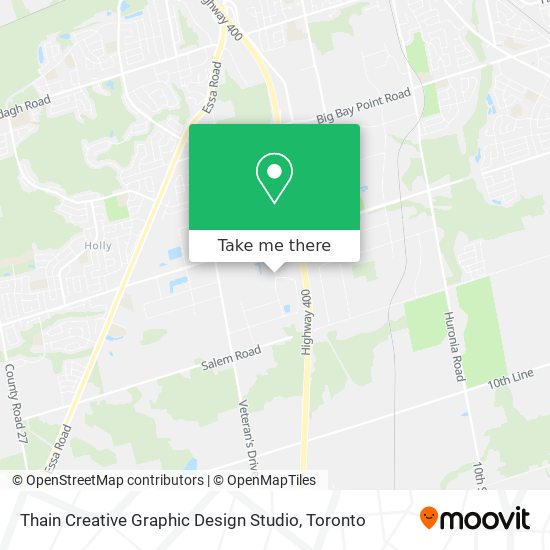 Thain Creative Graphic Design Studio map