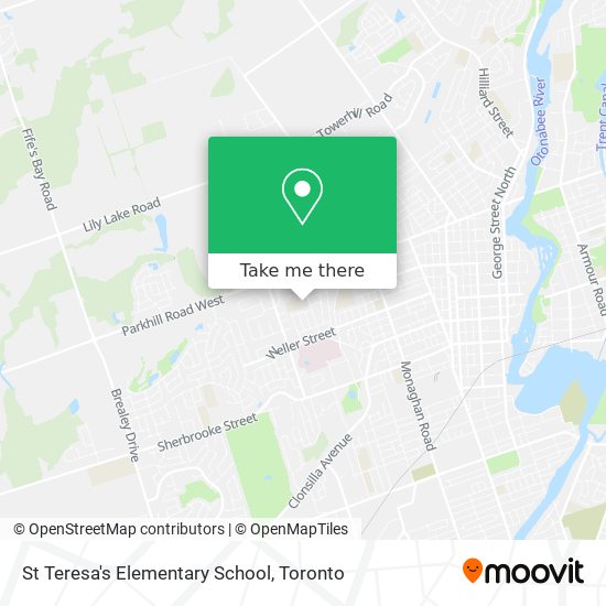 St Teresa's Elementary School map