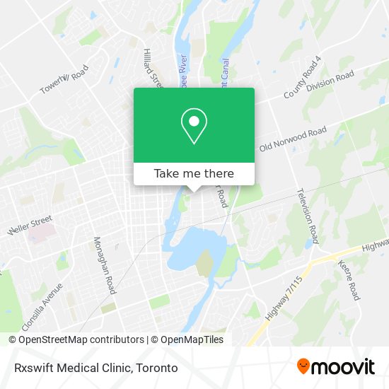 Rxswift Medical Clinic map