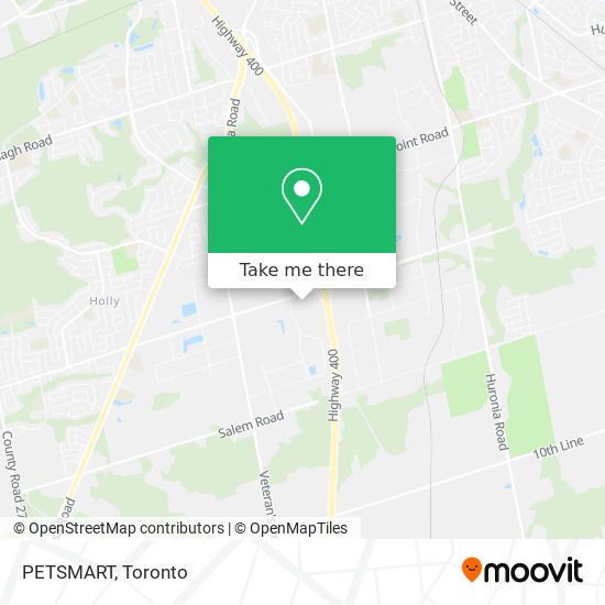 PETSMART map