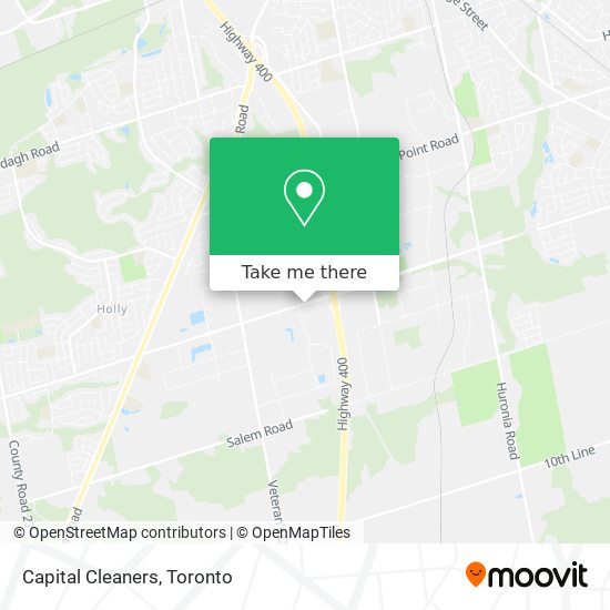 Capital Cleaners map