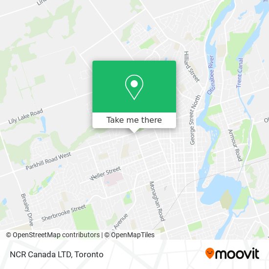 NCR Canada LTD map