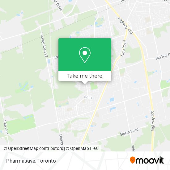 Pharmasave map