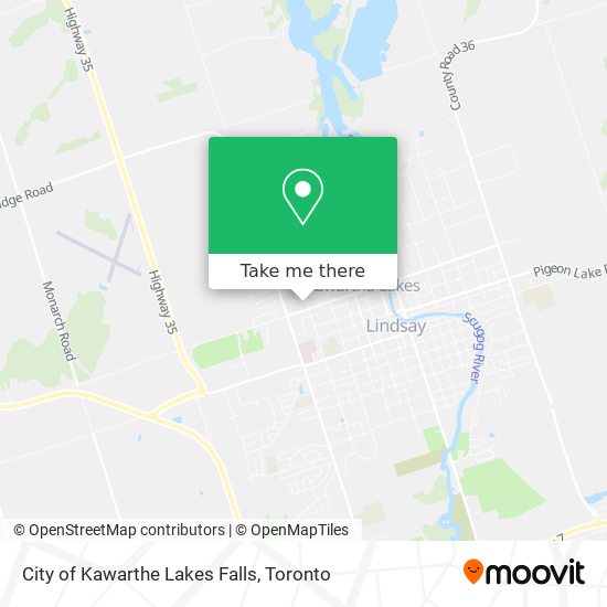 City of Kawarthe Lakes Falls map