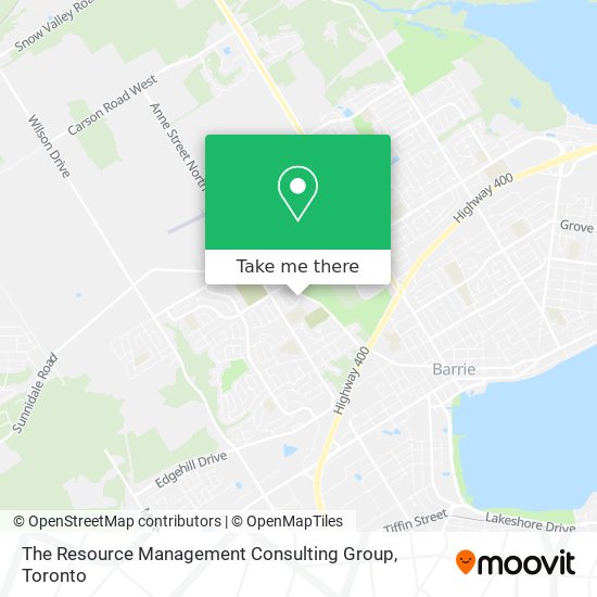 The Resource Management Consulting Group map