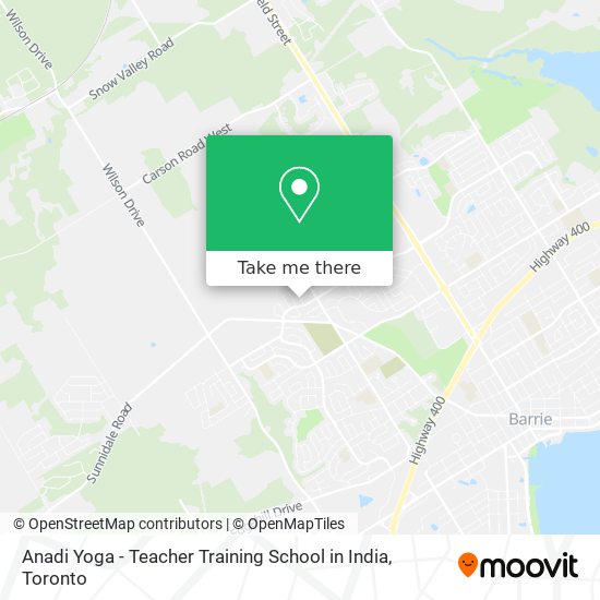 Anadi Yoga - Teacher Training School in India plan