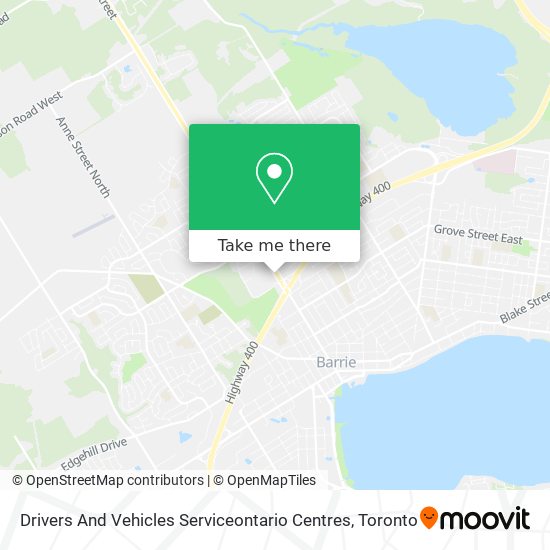 Drivers And Vehicles Serviceontario Centres plan