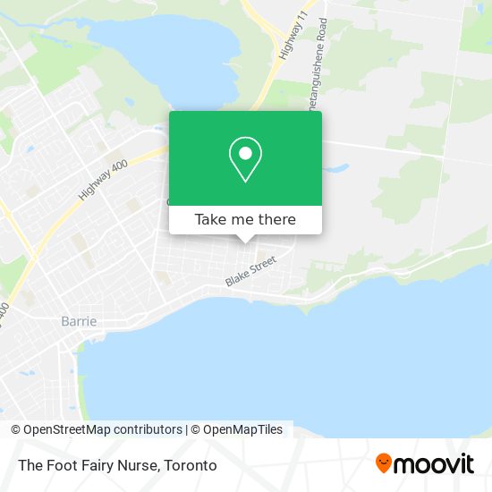 The Foot Fairy Nurse map