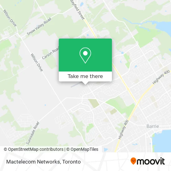 Mactelecom Networks map