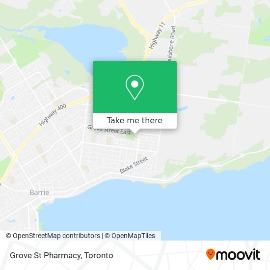 Grove St Pharmacy map