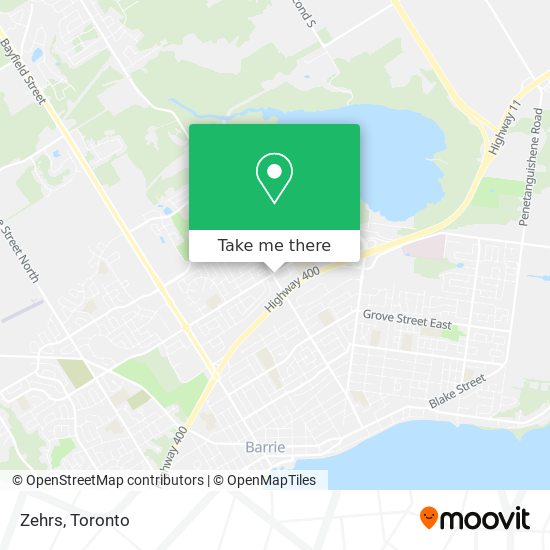 Zehrs map