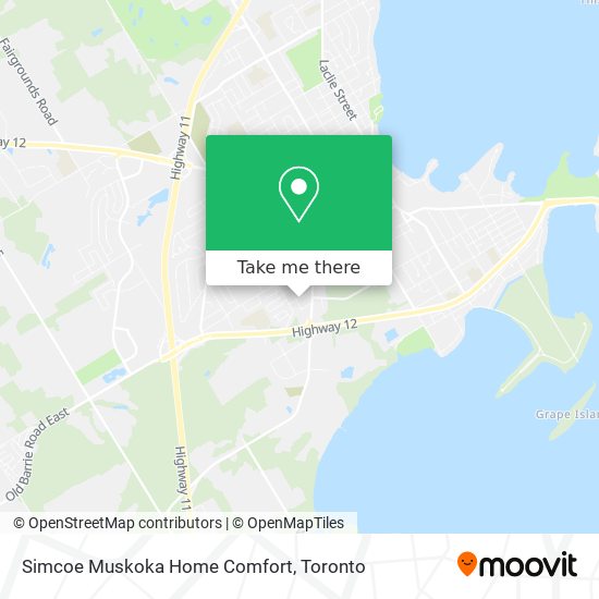 Simcoe Muskoka Home Comfort map