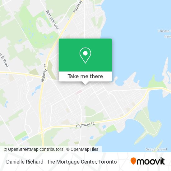 Danielle Richard - the Mortgage Center map