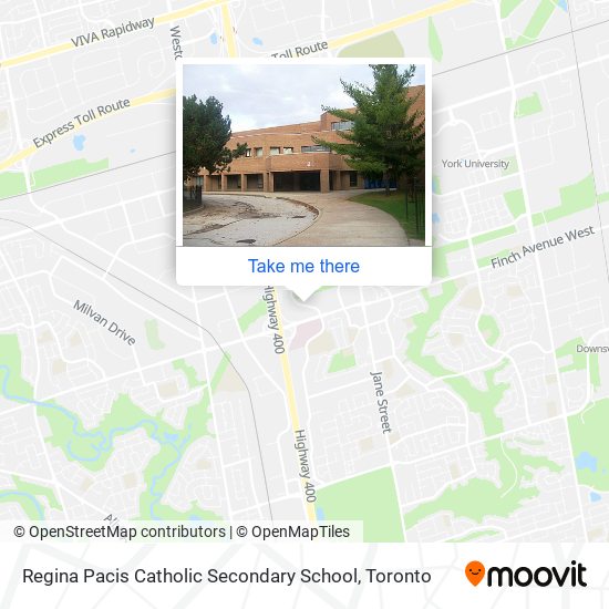 Regina Pacis Catholic Secondary School map