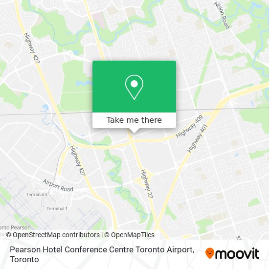 Pearson Hotel Conference Centre Toronto Airport plan
