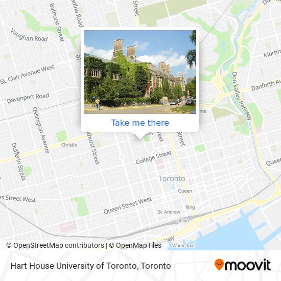 Hart House University of Toronto map