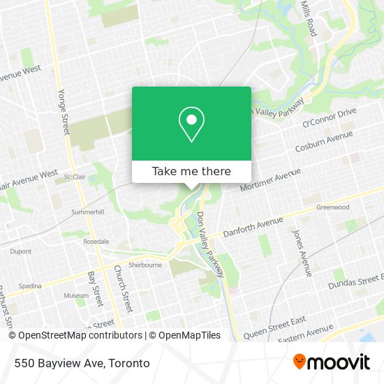 550 Bayview Ave map