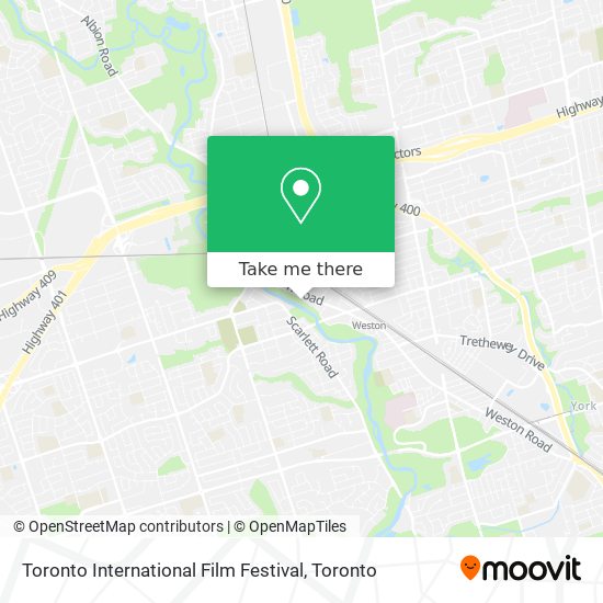 Toronto International Film Festival plan