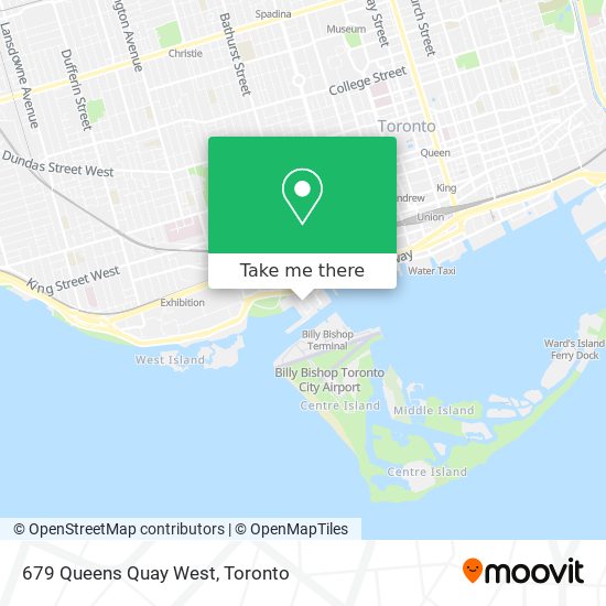 679 Queens Quay West map