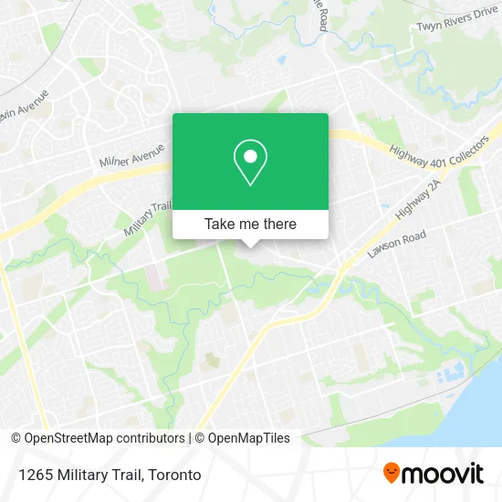1265 Military Trail map