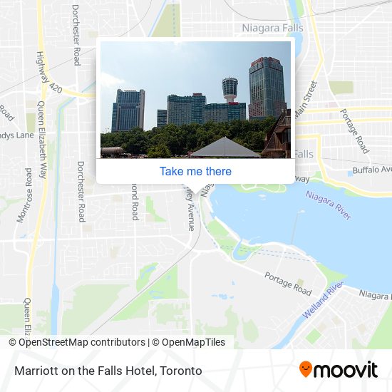 Marriott on the Falls Hotel plan