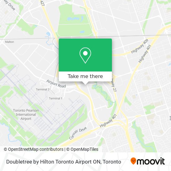 Doubletree by Hilton Toronto Airport ON plan