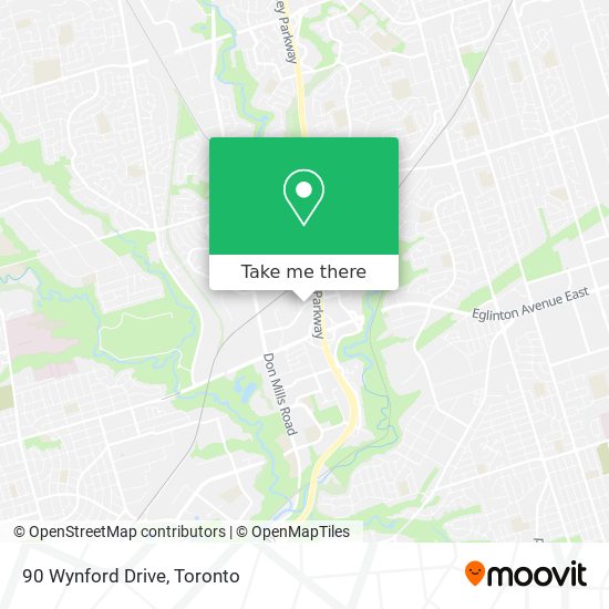 90 Wynford Drive map