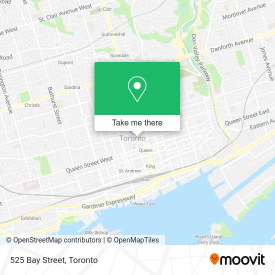 525 Bay Street map