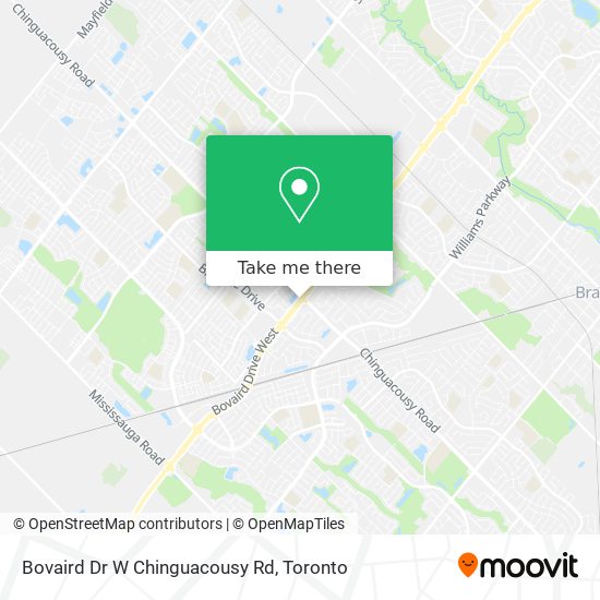 Bovaird Dr W Chinguacousy Rd map