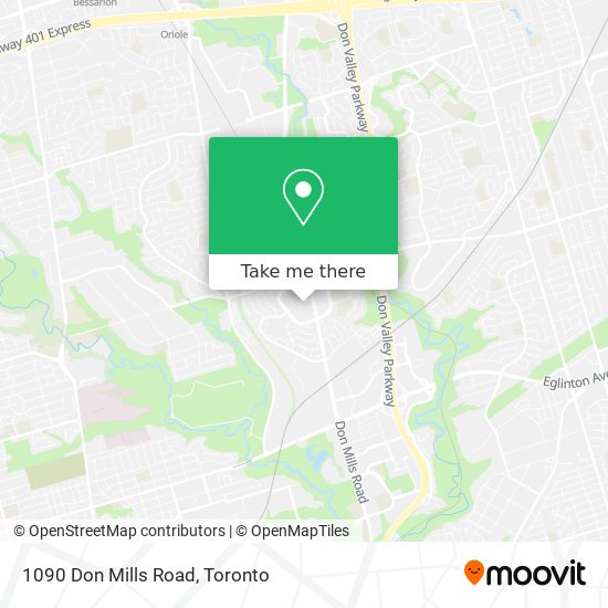 1090 Don Mills Road map