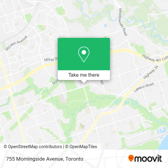 755 Morningside Avenue map