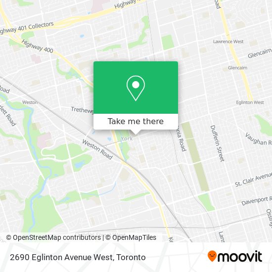 2690 Eglinton Avenue West map