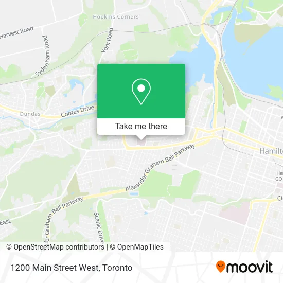 1200 Main Street West map