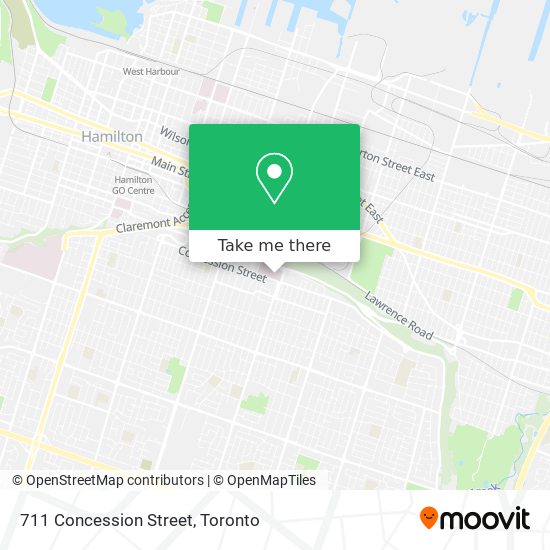 711 Concession Street map
