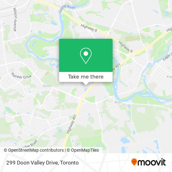 299 Doon Valley Drive map